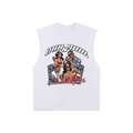 Raw Edge Cotton Tank Top