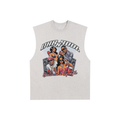 Raw Edge Cotton Tank Top